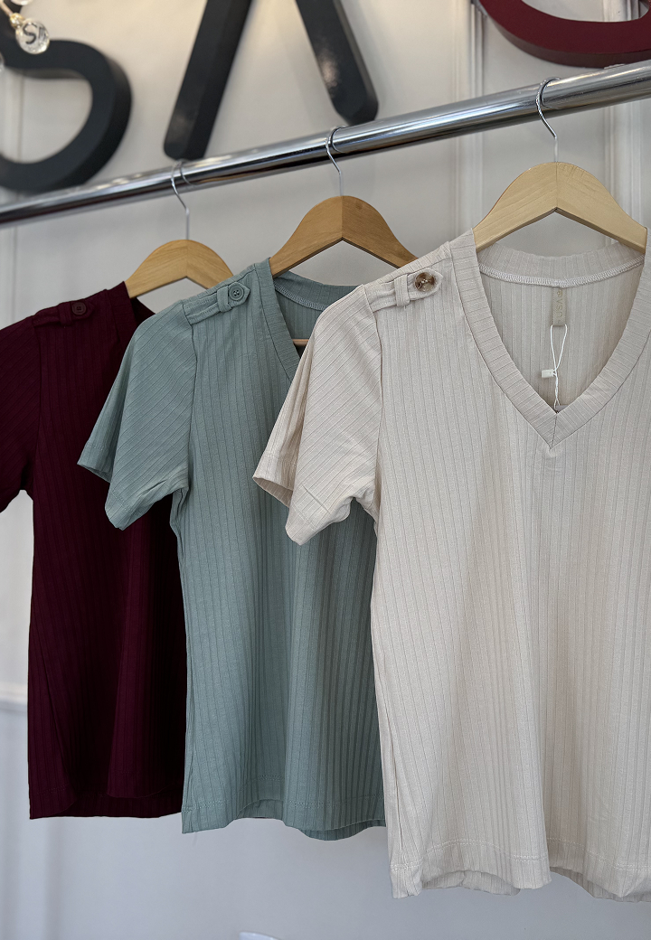 Blusa Canelada Laura