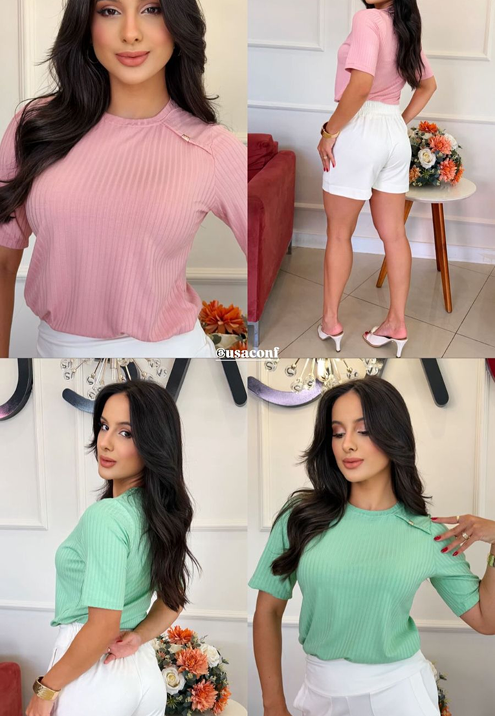 Blusa Canelada Luise