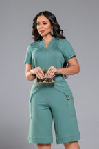 Conjunto de Short Creponado Bianca