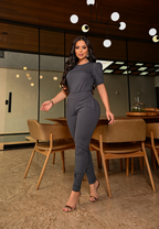 Conjunto de Calça Manga Princesa