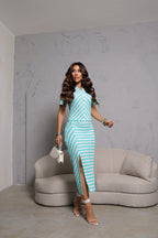 Conjunto de Saia Tricô Malha