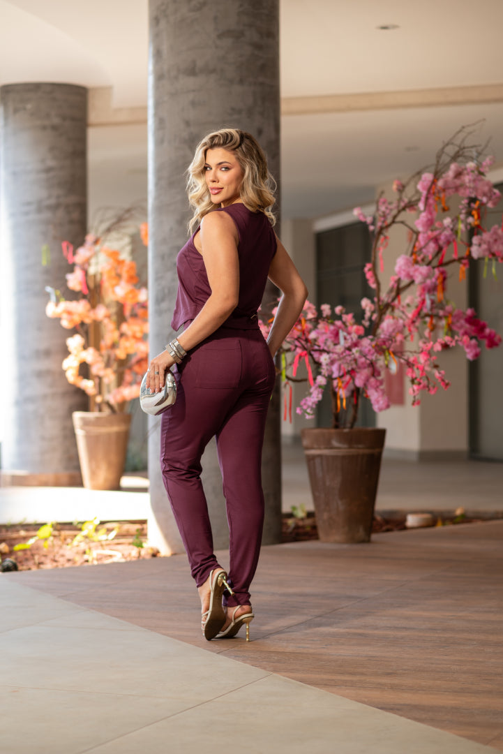 Conjunto de Calça com Colete